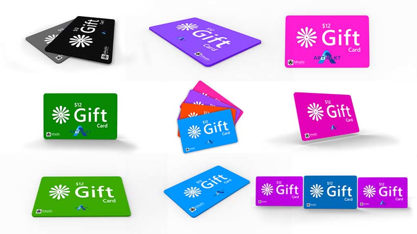 دانلود موکاپ کارت ویزیت و گیفت کارت