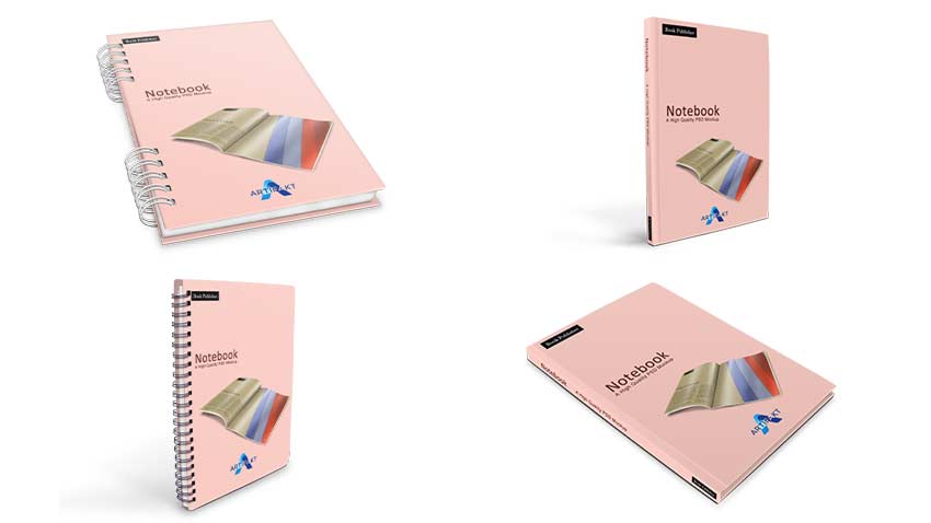 موکاپ نوت بوک