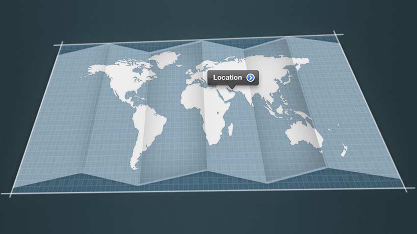 لایه باز نقشه جهان