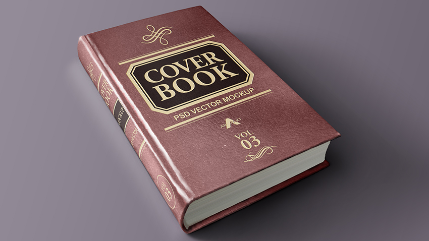 موکاپ کتاب قدیمی