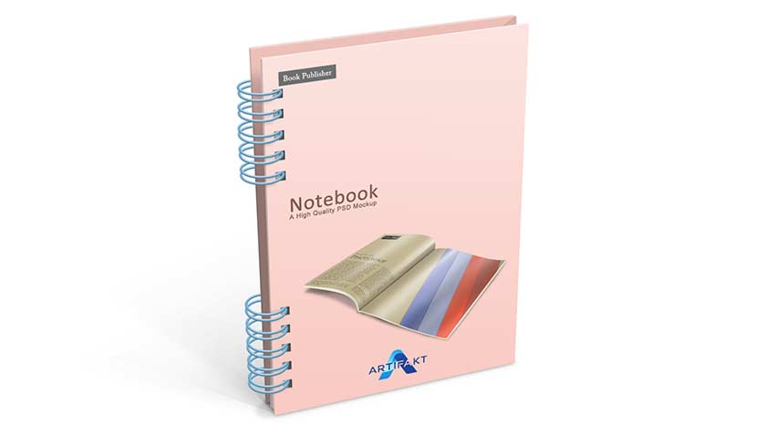 موکاپ نوت بوک