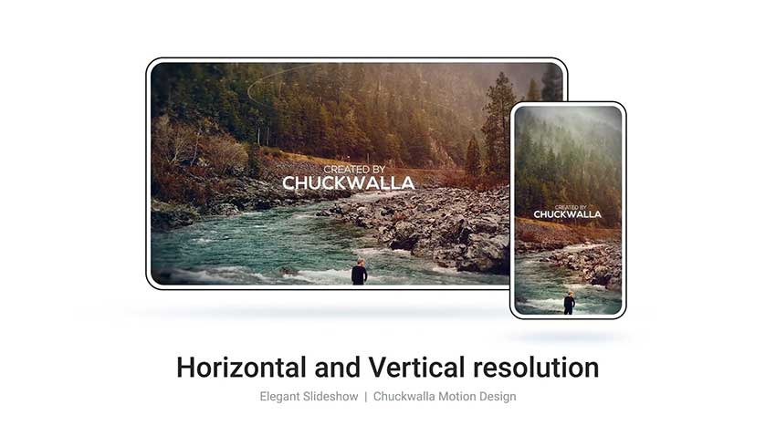 پروژه آماده افتر افکت عمودی