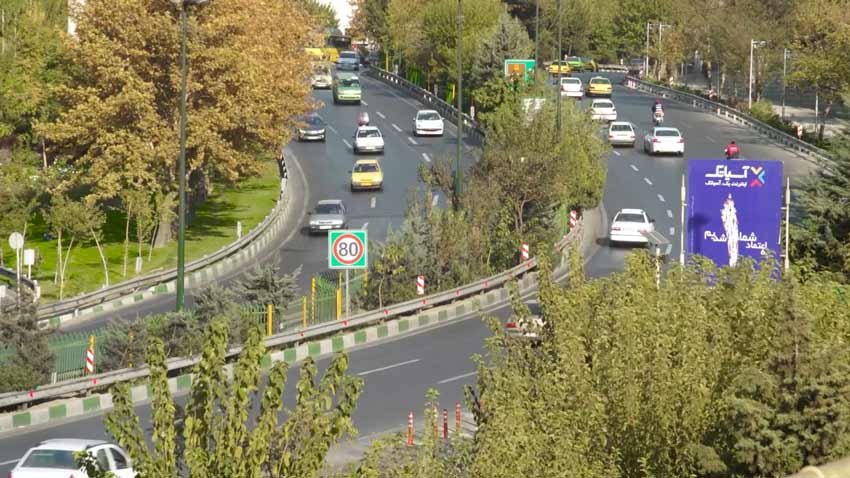 فوتیج بزرگراه تهران