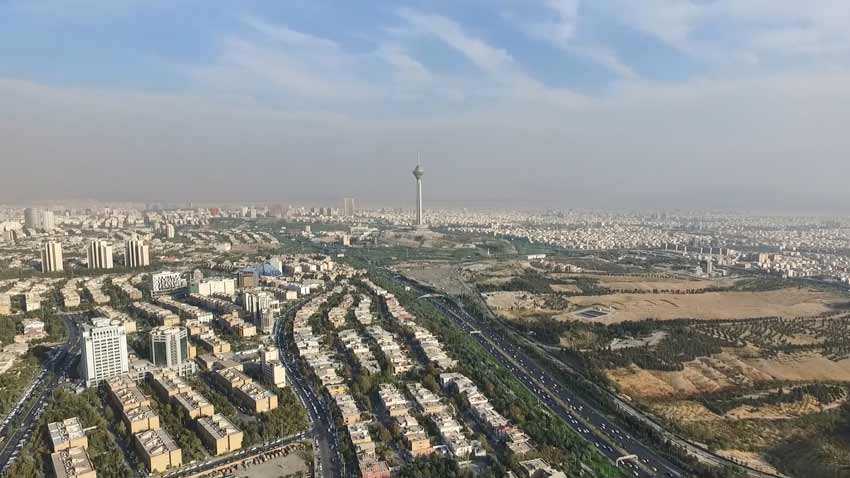 فوتیج هلیشات برج میلاد